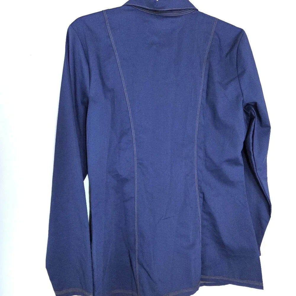 NWT Dickies Essence Navy Warm-up Scrub Jacket Size M